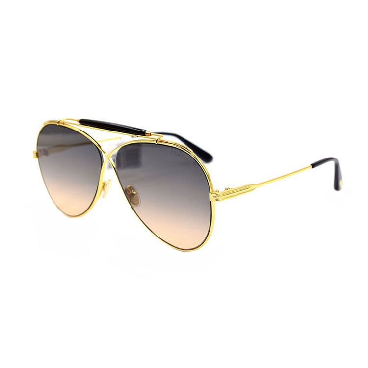 Tom Ford TF Sparkling Modern Holiday Pilot Sunglasses for Men. TF818 30B 圖 3