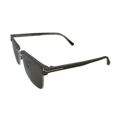 Tom Ford TF Square Brown Sunglasses with Logo, Unisex Couple Design. FT0997-H5552L