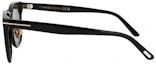 Purchase トムフォード TF スクエアサングラス ブラック ユニセックス ミニマルデザイン TF1135K5401N