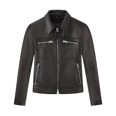 TOM FORD TF SS22 Black Multi-Pocket Long-Sleeve Jacket TFL855-BZ451-K09