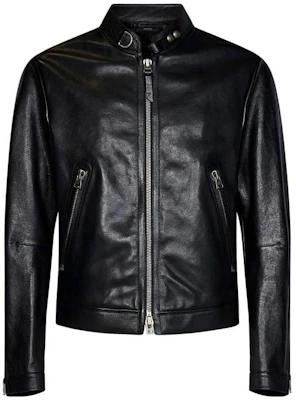 TOM FORD TF SS23 Jaket Hitam Kasual Lengan Panjang Cropped LBS004LMG005S23LB999 Buy TOM FORD TF SS23 Jaket Hitam Kasual Lengan Panjang Cropped LBS004LMG005S23LB999