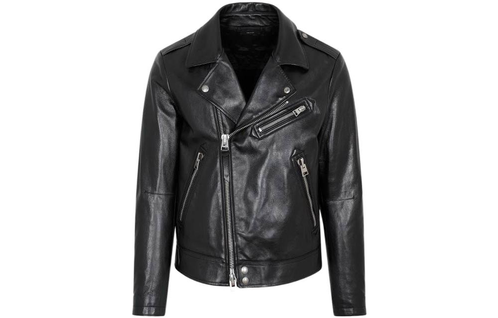 TOM FORD TF SS23 Solid Color Long Sleeve Button-Up Jacket - LXR004LMN002S23LB999