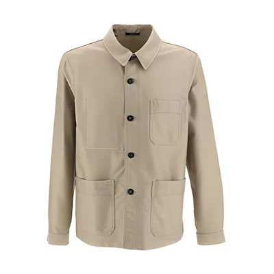 TOM FORD TF SS23 Solid Color Pocket Button-Up Long Sleeve Jacket - OJS002FMC010FG510