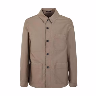 TOM FORD TF SS23 Solid Color Single-Breasted Collared Jacket JS002FMC010S23FG510