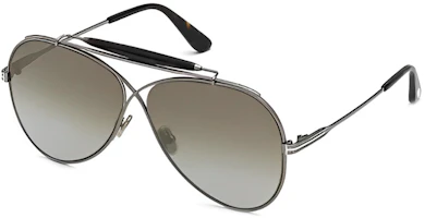 Tom Ford TF Stylish Alloy Aviator Sunglasses for Men - Gray FT081808G Tom Ford TF Stylish Alloy Aviator Sunglasses for Men - Gray FT081808G
