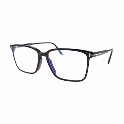 Tom Ford TF Timeless Eyewear FT5696-F-B Rectangle Optical Glasses Frame for Men TF5696-F-B 001