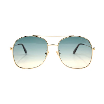 Tom Ford TF Trendy Pilot Style Sunglasses Unisex Fashion Couple Design Pilot Sunglasses TF758-D-28P