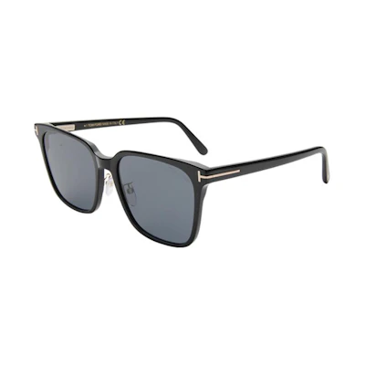 Tom Ford TF Trendy Square Frame Black Oval Sunglasses Unisex Couple Style. TOMFORD0891K/59-01A