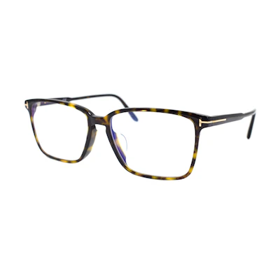 Tom Ford TF Wise Intellect Series Rectangular Optical Frame Glasses for Men TF5696-F-B 052