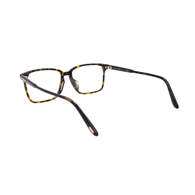 Shop Tom Ford TF Wise Intellect Kacamata Frame Optik Persegi Panjang Pria TF5696-F-B 052
