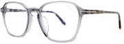 Buy TOM FORD Cermin Mata Unisex Biru Kelabu dengan Logo di Bingkai. TF5804-F-B-020
