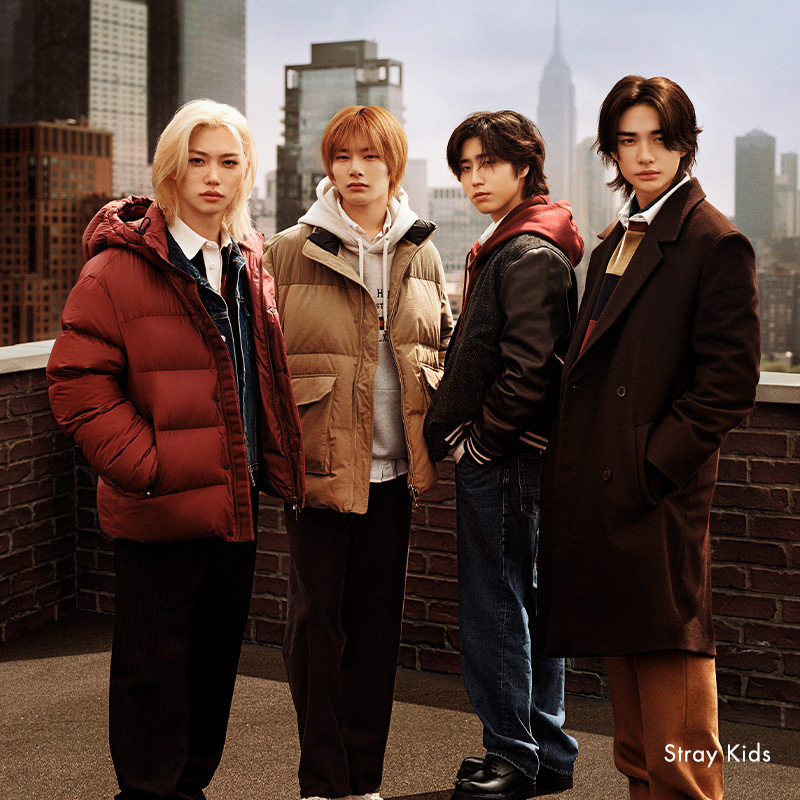 Shop Tommy Hilfiger 90 羽絨連帽外套 休閒大衣 - 深紅色 MW0MW36569