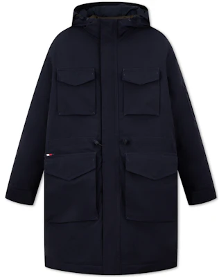 汤米·希尔费格尔 3合1连帽中长款夹克 海军蓝/军绿色 MW0MW32783 Order 汤米·希尔费格尔 3合1连帽中长款夹克 海军蓝/军绿色 MW0MW32783