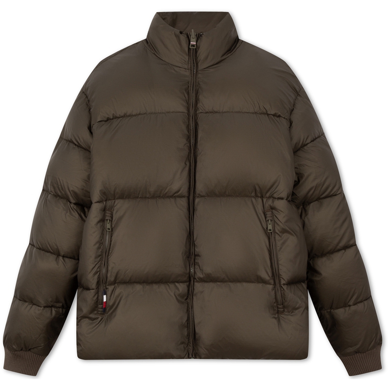 Shop 汤米·希尔费格尔 3合1连帽中长款夹克 海军蓝/军绿色 MW0MW32783