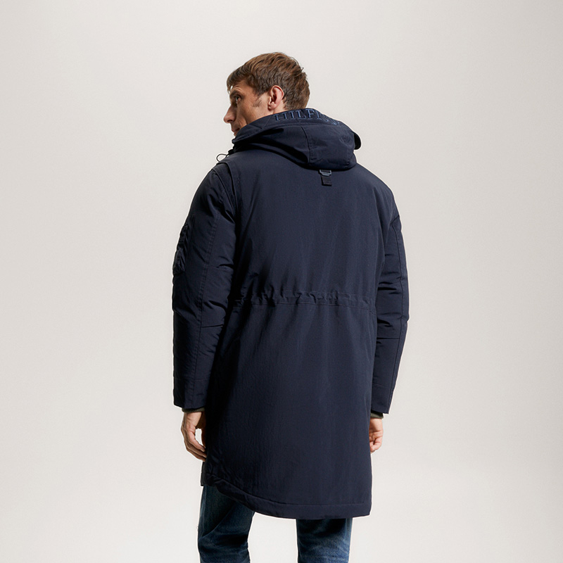 Sizing 汤米·希尔费格尔 3合1连帽中长款夹克 海军蓝/军绿色 MW0MW32783