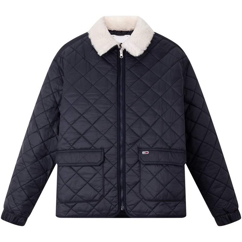 Shop 汤米·希尔费格 3合1宽松加棉牛仔夹克 蓝色/海军蓝 XJ0XJ00967