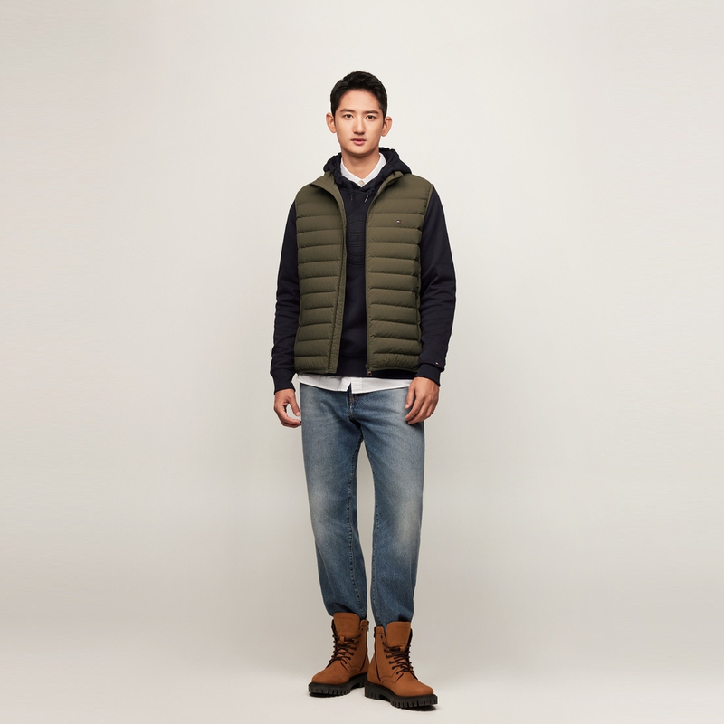 Tommy Hilfiger  90% Down Lightweight Water-Resistant Puffer Vest Jacket MW0MW36758 圖 10