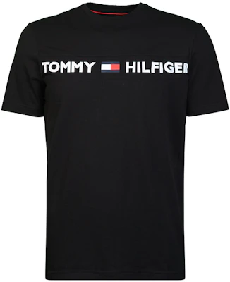 Tommy Hilfiger Black Logo Crewneck Short Sleeve T-Shirt. 09T3928-001 Buy Tommy Hilfiger Black Logo Crewneck Short Sleeve T-Shirt. 09T3928-001