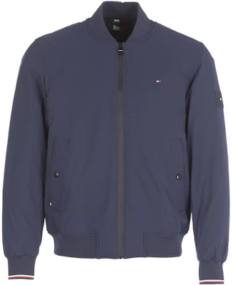 Chaqueta Bomber Azul Casual con Logo de Tommy Hilfiger. MW0MW21359DY4 Buy Chaqueta Bomber Azul Casual con Logo de Tommy Hilfiger. MW0MW21359DY4