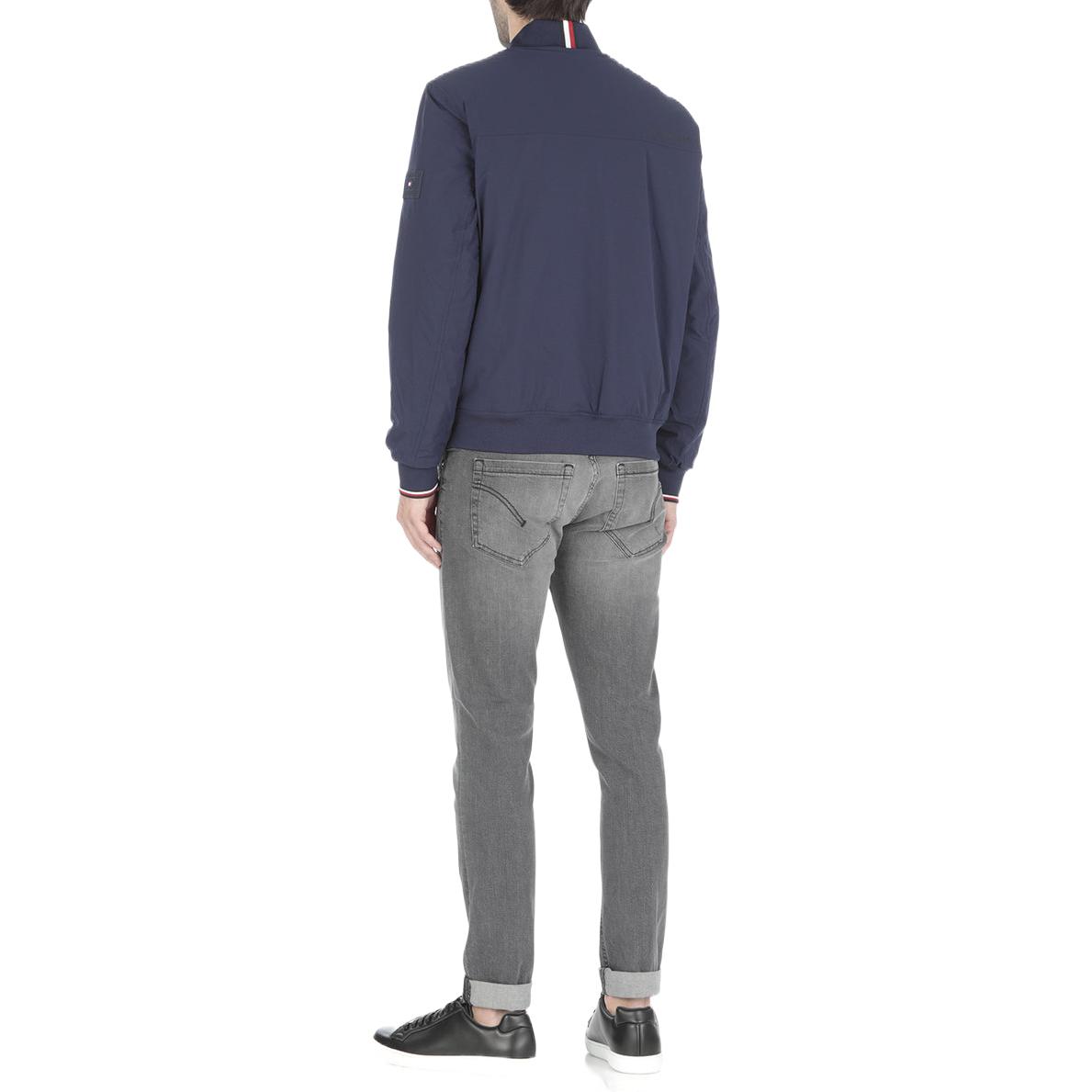 Shop Chaqueta Bomber Azul Casual con Logo de Tommy Hilfiger. MW0MW21359DY4