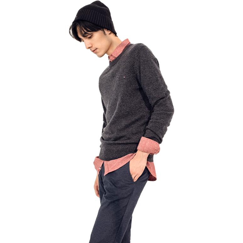 Details for 汤米希尔费格 休闲圆领羊绒毛衣 MW0MW28051