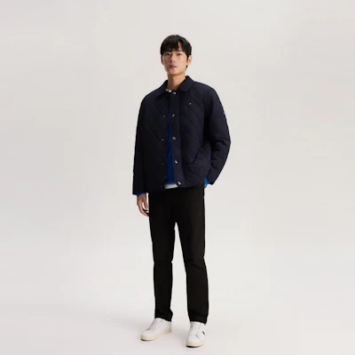 Tommy Hilfiger 城市逃逸防水復古絎縫翻領外套 MW0MW35257 Details for Tommy Hilfiger 城市逃逸防水復古絎縫翻領外套 MW0MW35257