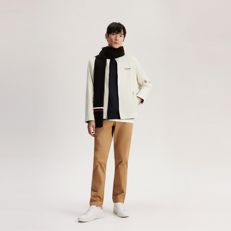 Details for 汤米·希尔费格 刺绣经典直筒修身弹力休闲裤. MW0MW27519