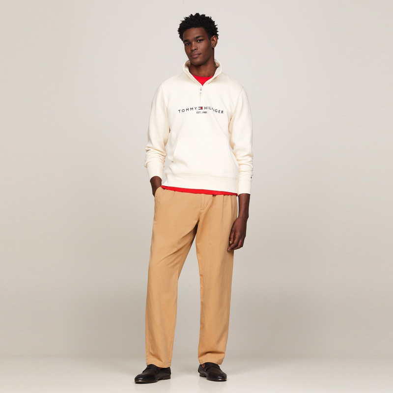 Details for Tommy Hilfiger 经典标志修身休闲麻棉混纺裤. MW0MW34496