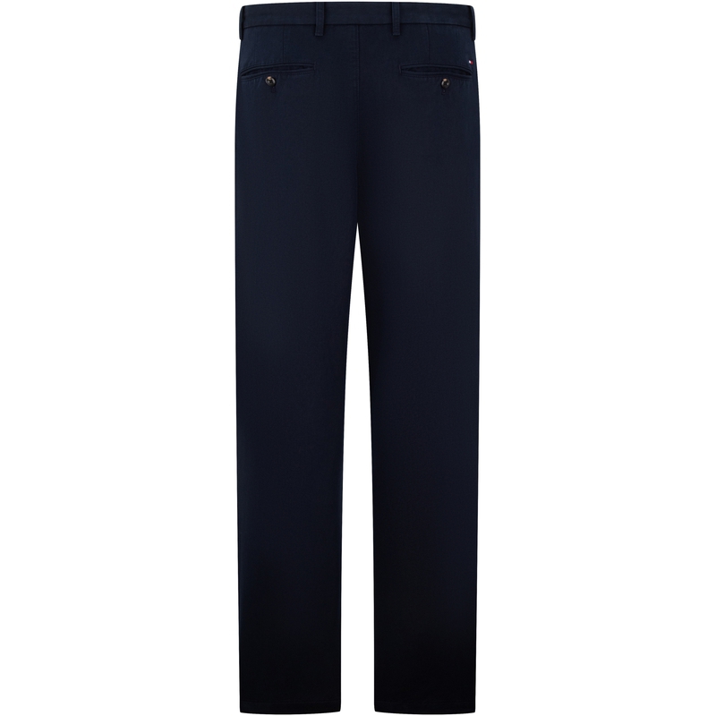 Cheap Tommy Hilfiger 经典标志修身休闲麻棉混纺裤. MW0MW34496