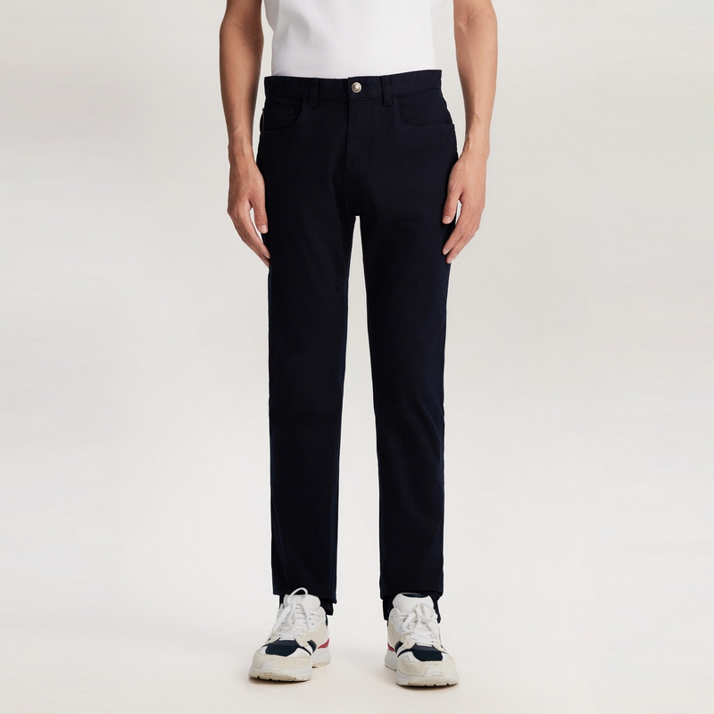 Shop 汤米希尔费格经典直筒弹力斜纹五袋裤 MW0MW31127-DW5