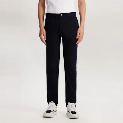 汤米希尔费格经典直筒弹力斜纹五袋裤 MW0MW31127-DW5 Shop 汤米希尔费格经典直筒弹力斜纹五袋裤 MW0MW31127-DW5