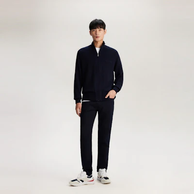 汤米希尔费格经典直筒弹力斜纹五袋裤 MW0MW31127-DW5 Details for 汤米希尔费格经典直筒弹力斜纹五袋裤 MW0MW31127-DW5