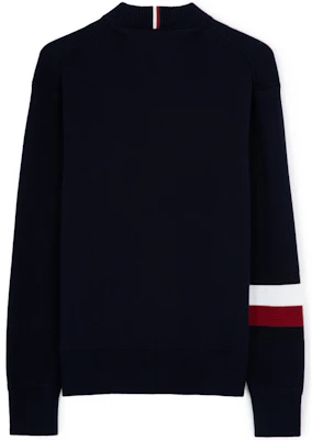 Tommy Hilfiger Jaket Sweater Kolar Baseball Colorblock Cotton Knit MW0MW29044-1 Lookbook Tommy Hilfiger Jaket Sweater Kolar Baseball Colorblock Cotton Knit MW0MW29044-1