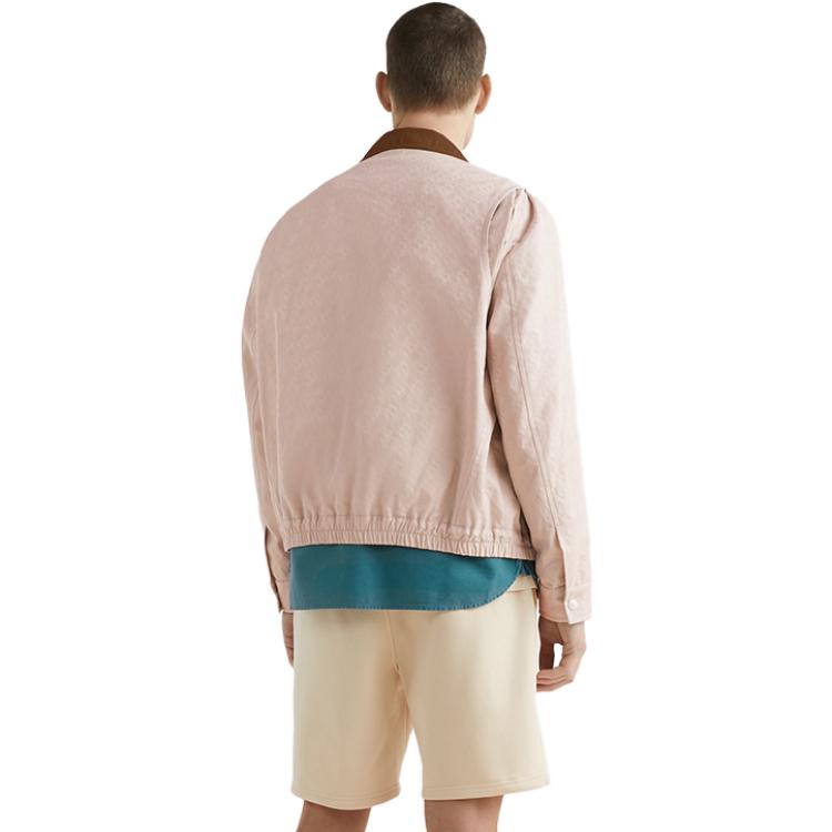 Shop Tommy Hilfiger 拼色拉鍊外套 淺卡其 MW0MW29965