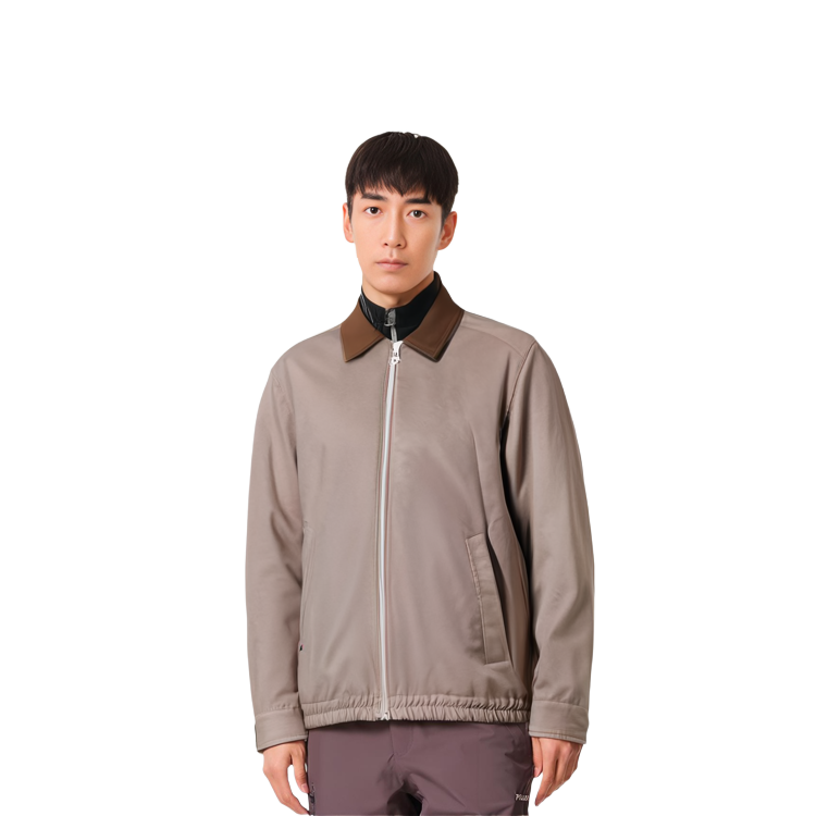 Details for Tommy Hilfiger 拼色拉鍊外套 淺卡其 MW0MW29965