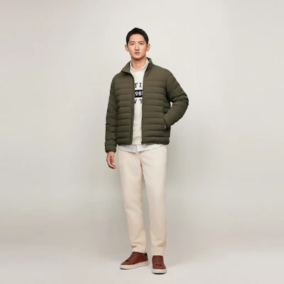 汤米·希尔费格 灯芯绒复古经典直筒休闲裤 米白色 MW0MW36693YBI Sizing 汤米·希尔费格 灯芯绒复古经典直筒休闲裤 米白色 MW0MW36693YBI