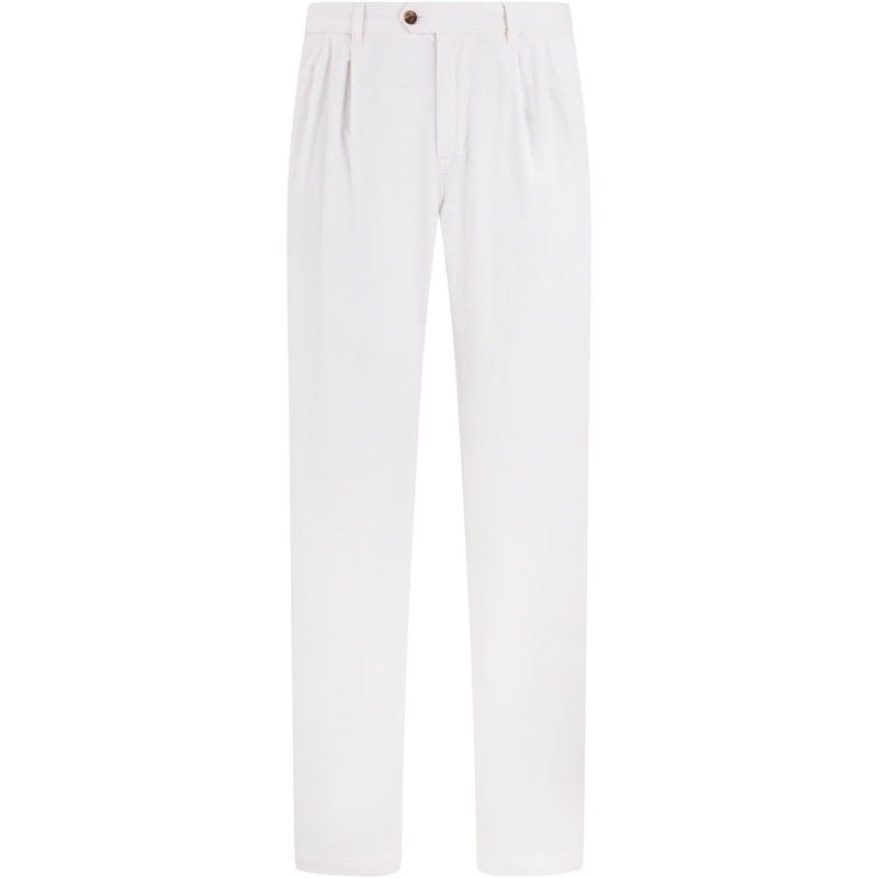 Tommy Hilfiger  Cotton Corduroy Pleated Relaxed Fit Casual Pants. MW0MW32557