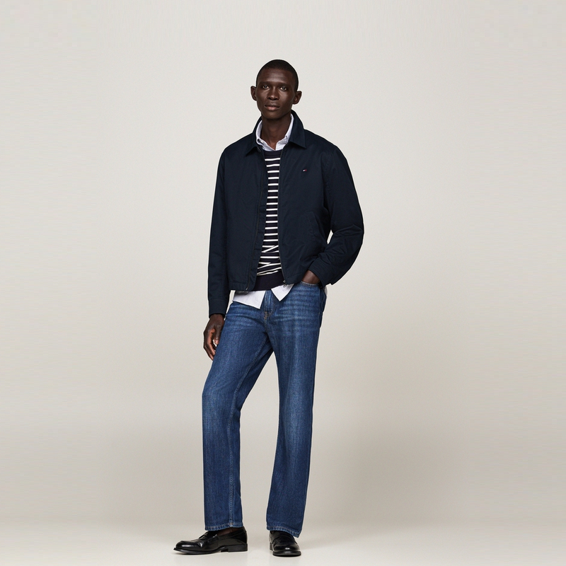 Sizing Tommy Hilfiger 棉質斜紋商務休閒西裝外套. MW0MW36603