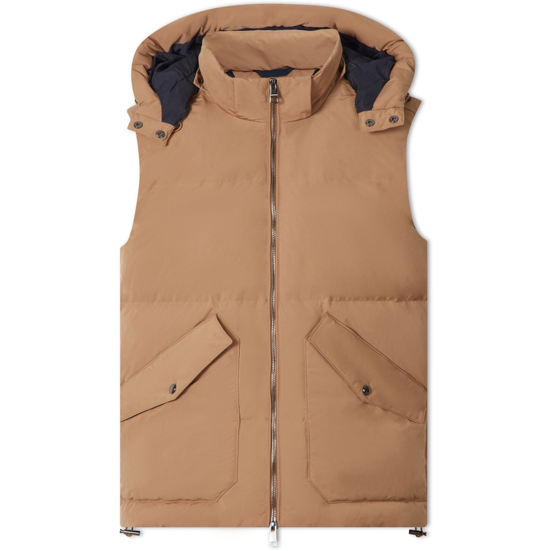 Tommy Hilfiger  Detachable Hood Lightweight Vest Khaki Color. MW0MW32815 圖 2