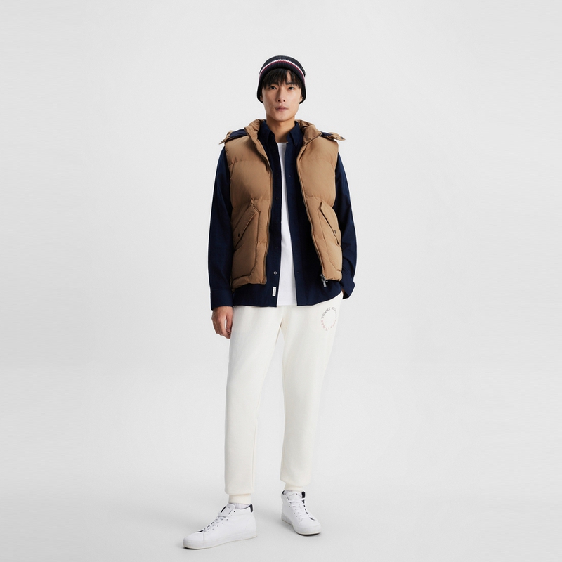 Tommy Hilfiger  Detachable Hood Lightweight Vest Khaki Color. MW0MW32815 圖 6