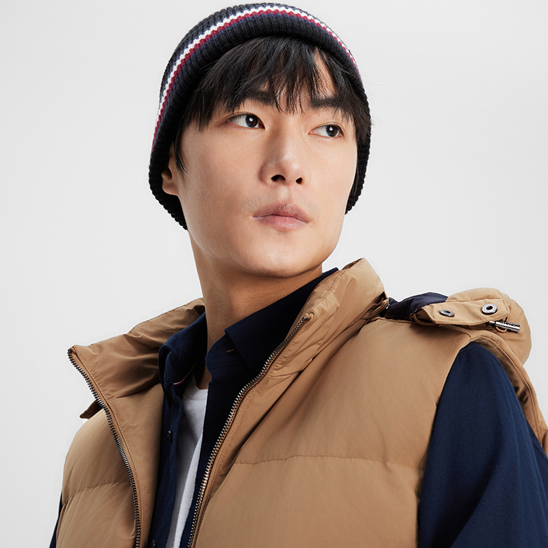 Tommy Hilfiger  Detachable Hood Lightweight Vest Khaki Color. MW0MW32815 圖 7