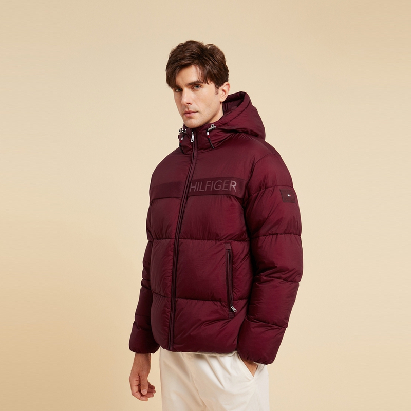 Tommy Hilfiger  Embossed Letter Fitted Warm Hooded Jacket XM0XM02539 圖 16