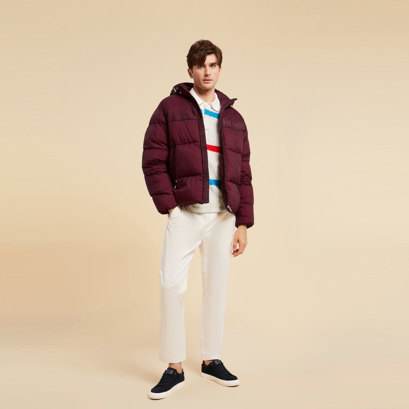 Tommy Hilfiger  Embossed Letter Fitted Warm Hooded Jacket XM0XM02539 圖 18