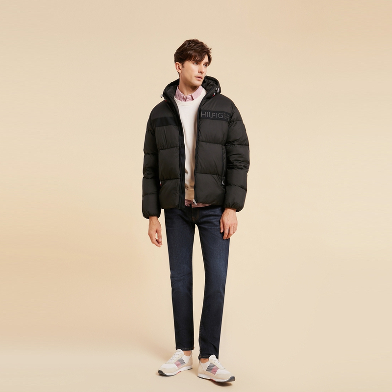 Tommy Hilfiger  Embossed Letter Fitted Warm Hooded Jacket XM0XM02539 圖 6