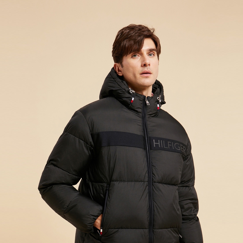 Tommy Hilfiger  Embossed Letter Fitted Warm Hooded Jacket XM0XM02539 圖 7