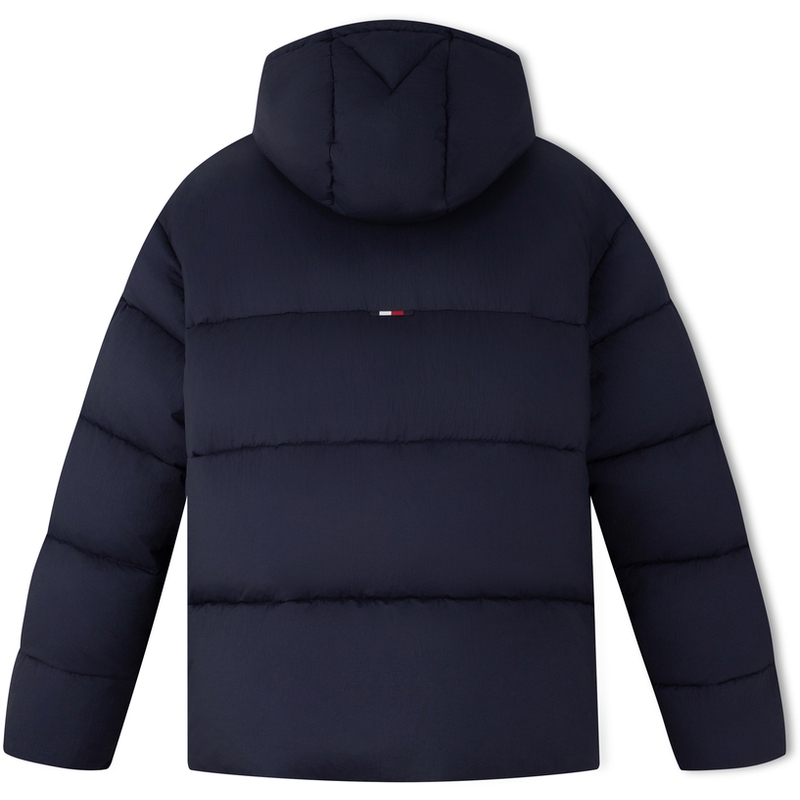 Tommy Hilfiger  Embossed Letter Fitted Warm Hooded Jacket XM0XM02539 圖 9