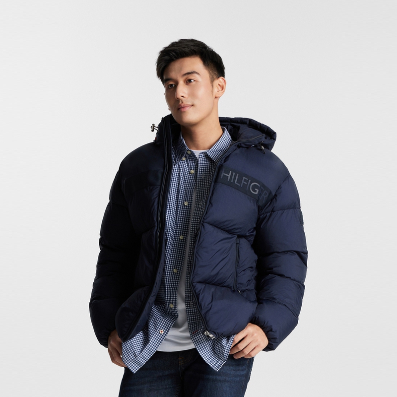 Tommy Hilfiger  Embossed Letter Fitted Warm Hooded Jacket XM0XM02539 圖 10
