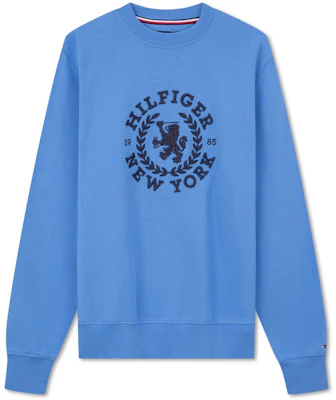 汤米·希尔费格 刺绣徽章纯棉休闲圆领卫衣 MW0MW33651 Buy 汤米·希尔费格 刺绣徽章纯棉休闲圆领卫衣 MW0MW33651