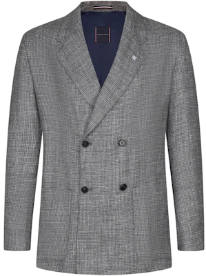 汤米希尔费格 灰色花卉双排扣丝绸西装 TQ001920 Order 汤米希尔费格 灰色花卉双排扣丝绸西装 TQ001920