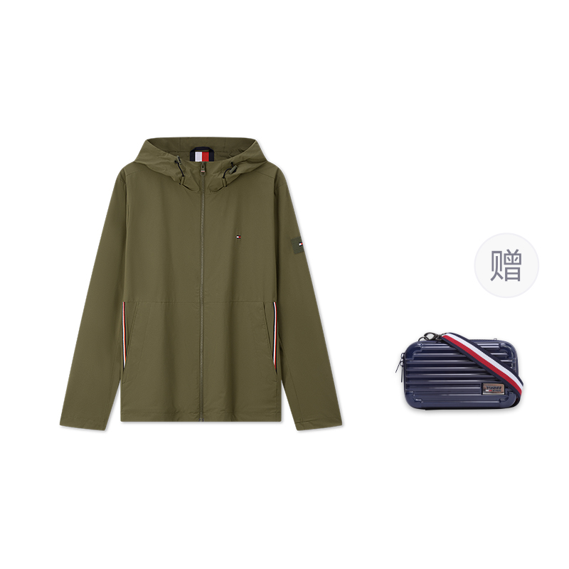 Order 汤米希尔费格连帽软壳外套户外休闲运动夹克 MW0MW37116